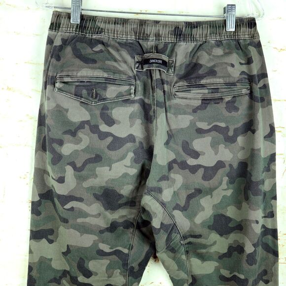 Zanerobe Pants Mens 30 Camo Sureshot Jogger Drawstring 27x30 Skate Grunge FLAW - Picture 9 of 11